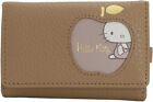 Hello Kitty Genuine Leather Key Case Fresh Brown Sanrio L10cm×W7cm×D2.5cm