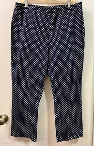 American Living Womens Black Polka Dot Pants Size 12 - Picture 1 of 4