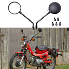 Round Motorcycle Rear View Mirrors Black For Honda CT70 CT90 CT110 CT125 CT200 Only $29.31 on eBay