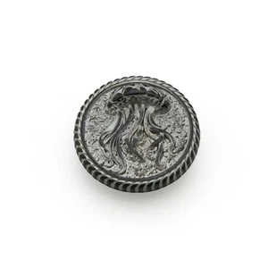 5pcs Jellyfish Carving Metal Button, for Sewing & Crafts DIY Decor 15-23mm - Picture 1 of 9