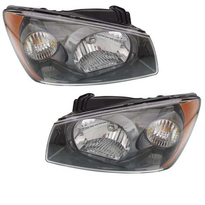 For 04-06 Spectra/Spectra5 Headlight Headlamp Front Head Light w/Bulb SET PAIR Foto 1 de 4