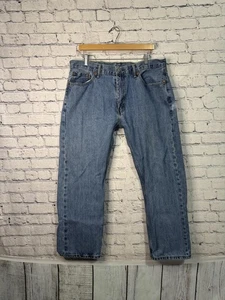 Pantalones de mezclilla azules para hombre Levi's 505 W38 L30 - Imagen 1 de 8