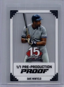 Dave Winfield 2025 Leaf National NSCC 1/1 Pre Production Proof - Picture 1 of 1