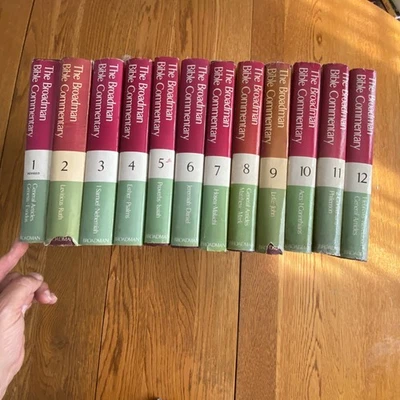 The Broadman Bible Commentary Complete 12 Volume Set Hardcover - Image 1 of 4