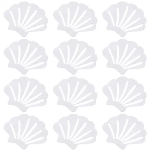  TOPBATHY 12 piezas Pegatinas Antideslizantes Baño Forma Concha de Mar Baño Suelo de Seguridad - Imagen 1 de 12