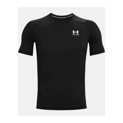 T-shirt de compression à manche courte Under Armour HeatGear Noir pour homme - Photo 1/2