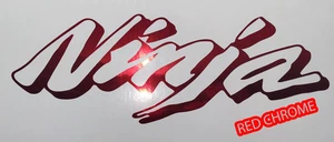 CALCOMANÍAS PERSONALIZADAS CROMADAS NINJA Y NINJA OUTINE - Imagen 1 de 1