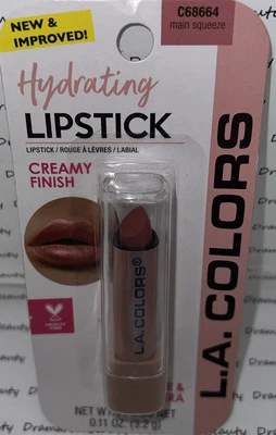 L.A. Colors Hydrating Creamy Lipstick C68664 ~ MAIN SQUEEZE ~ Vitamin E & Aloe - Image 1 of 4