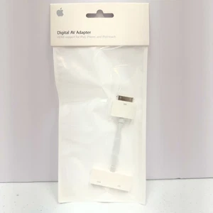 Apple Digital AV Adapter MC953ZM/A A1388 30-Pin to HDMI iPad iPhone iPod NEW - Picture 1 of 5