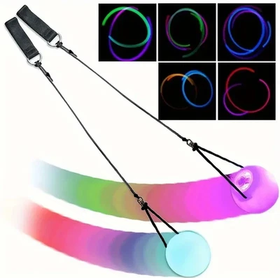 1pc LED Colorful Swing Ball – Luminous Light-Up Fitness & Dance Flash Toy - NEW - Image 1 of 4