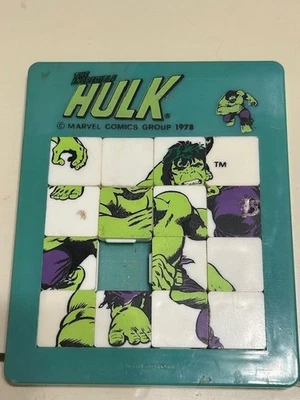 Vintage Incredible Hulk Sliding Puzzle 1978 Marvel American Publishing Hong Kong - Image 1 of 4