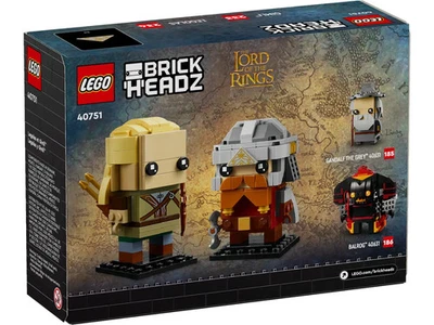 LEGO BrickHeadz 40751 | Legolas & Gimli | The Lord of the Rings | New and Sealed - Image 1 of 3
