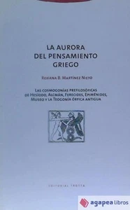 La aurora del pensamiento griego. NUEVO. ENVÍO URGENTE (Librería Agapea) - Imagen 1 de 1