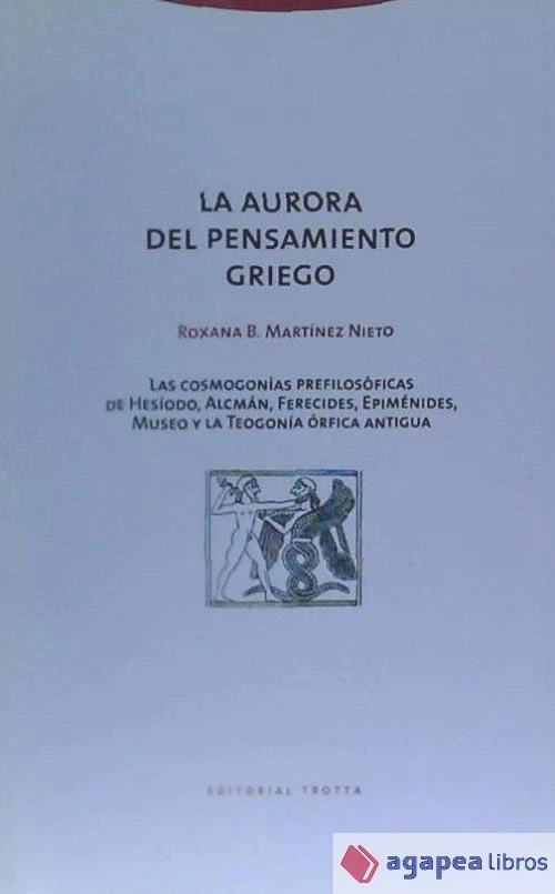 La aurora del pensamiento griego. NUEVO. ENVÍO URGENTE (Librería Agapea) - Imagen 1 de 1