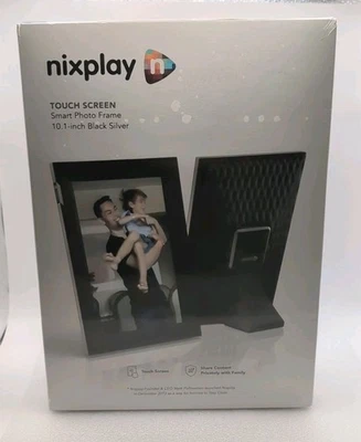 Nixplay Smart Digital Photo Frame 10.1 Inch Touch Screen Brand New Never Opened - Image 1 of 4