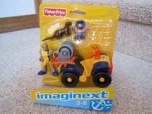 Fisher Price Imaginext ATV 4 Wheeler Figure Man Sea Otter Ocean Diving Diver Toy - Picture 1 of 1