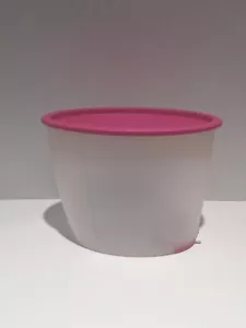 Contenedor de almacenamiento Tupperware FIFO guardián de alimentos secos guardián de cereales 7 tazas tapa rosa - Imagen 1 de 5