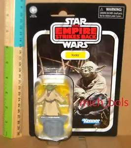 YODA VC218 Empire Strikes Back ESB Star Wars 2022 TVC scala 3,75" CARD WEAR - Foto 1 di 8