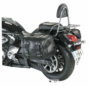 Bags Saddle Harley Davidson Triumph Yamaha Honda Custom Suzuki Kawasaki Bobber - Picture 1 of 12