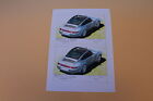 RT Feuille A4 papier PORSCHE 911 Targa 1996 Miniatures du Château Heco 1/43