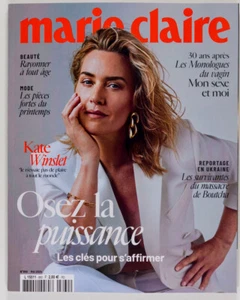 Kate Winslet Ukraine Beauty French Fashion Mode - MARIE CLAIRE FRANCE MAGAZINE - Picture 1 of 1