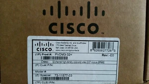 Nuovo Cisco PVDM3-32 32 canali voce alta densità (compriamo e vendiamo Cisco) - Foto 1 di 2