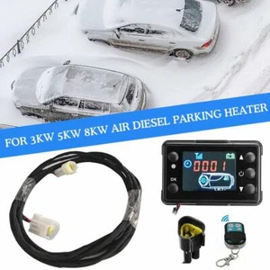 12v Diesel Heater Lcd Screen 300cm Extension Cable 5kw 2kw Control Remote J0Q9 - Picture 1 of 16