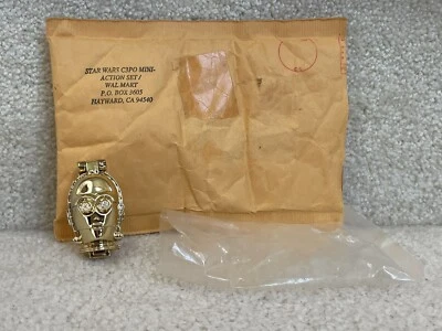 Cabezal transformador Cantina Star Wars Micro Machines C3PO 1996 con sobre raro Foto 1 de 4