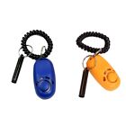 Pet Training Clickers Whistle Combo with Keyring Dog Training Clickers Whistle