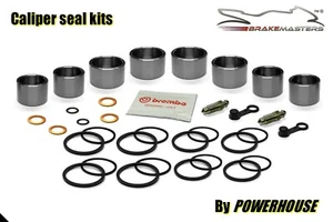 Cagiva Raptor 1000 2003 front brake caliper piston seal repair rebuild kit set - Picture 1 of 6