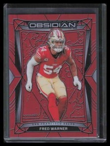 2024 Panini Obsidian Red 174 Fred Warner 21/49 - Bild 1 von 2