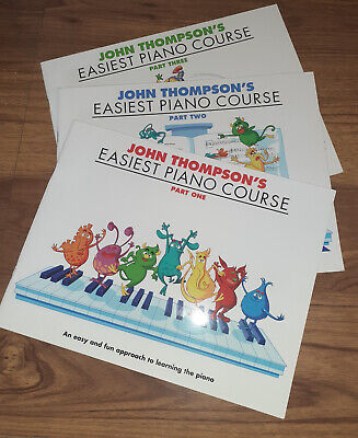 John Thompson's Easiest Piano Course Parts 1, 2 & 3 • 12.13£