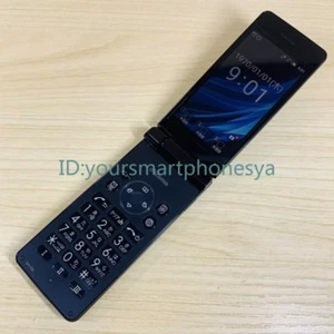 BLACK SHARP SH-02L AQUOS KEITAI 2 JAPAN ANDROID FLIP PHONE UNLOCKED - Picture 1 of 18