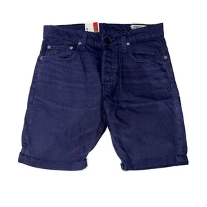 G-STAR Men's Brittany Blue 3301 Straight 1/2 Shorts RRP £50 - Picture 1 of 3