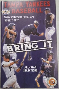 TAMPA YANKEES BASEBALL 2010 SOUVENIR PROGRAM - Picture 1 of 1