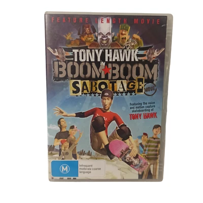 Boom Boom Sabotage (DVD 2006) Animation Adventure Sports Tony Hawk Skateboarding - Image 1 of 4