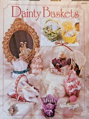 Dainty Baskets -7 Lacy Basket Styles crochet patterns The Needlecraft Shop - Image 1 of 2