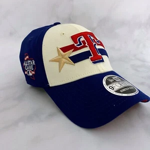 New Era Texas Rangers 2024 MLB All Star Game 9TWENTY Sombrero Ajustable Crema Nuevo - Imagen 1 de 9