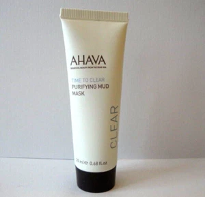Ahava Time to Clear Purifying Mud Mask Active Dead Sea Minerals Osmoter Travel - Picture 1 of 2