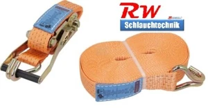 1-10 Stück---Spanngurt mit Ratsche 50mm, 5 Tonnen **10 Meter** LKW Anhänger - Bild 1 von 6