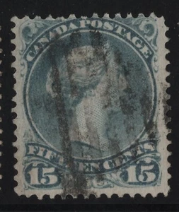 #30b Large Queen 15c Canada used well centered - Picture 1 of 2