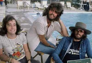 Bee Gees Barry Gibb Maurice Gibb Robin Gibb  11.7x16.5 Glossy Photo Poster - Picture 1 of 1