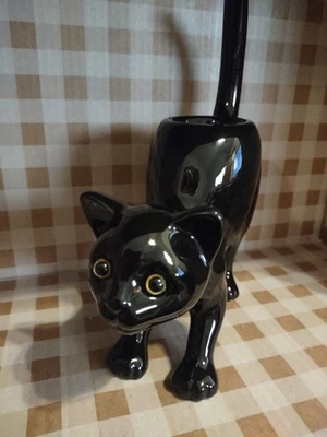 Candelabro candelabro PartyLite BLACK CAT #P9415 aprox. 8” X 10” nuevo en caja Foto 1 de 4