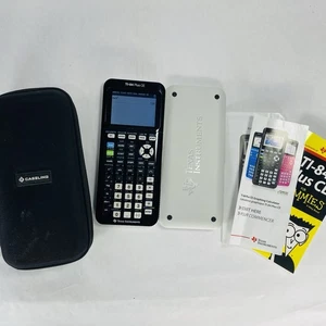 Ti 84 Plus Ce Calculator - No Charger - Includes Cover, Book & Case Tested Works - Picture 1 of 10