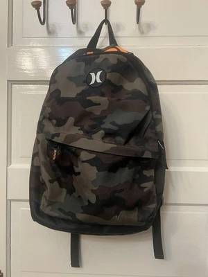 HURLEY Mochila Camuflada Bolsillo para Portátil, Varios Bolsillos con Cremallera, Bolsa para Lápices Camuflaje Foto 1 de 4