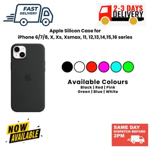 iPhone 8/XR/11/12/13/14/15/16, Plus, Pro, Max Silikonhülle mit Hartglas - Bild 1 von 1