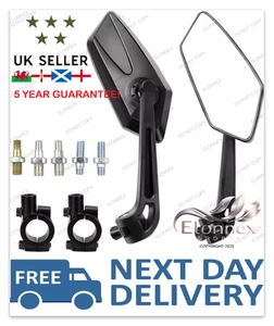 PAR UNIVERSAL DE ESPEJOS DE SCOOTER DE MOVILIDAD CALIDAD PREMIUM ¡ENVÍO GRATUITO AL DÍA SIGUIENTE! - Imagen 1 de 7