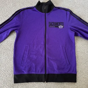 Vintage Sacramento Kings Adidas Jacke Zip Up Pros Lila - Bild 1 von 10