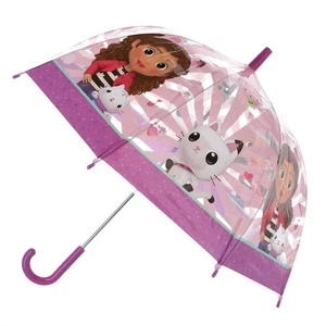 Textiel Trade Girl's Gabby's Dollhouse Stick Umbrella - Picture 1 of 3