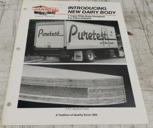 1984 Jannell Dairy Truck Body Sales Flyer 3/84/5M - Picture 1 of 4